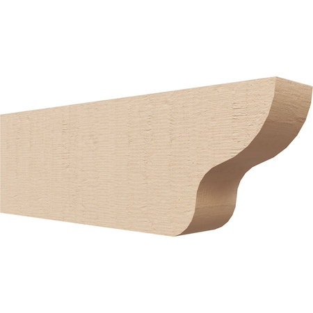Ekena Millwork 2in. W x 4in. H x 12in. L Greensboro Woodgrain TimberThane Rafter Tail, Primed Tan RFTUR02X04X12GRNRCPR
